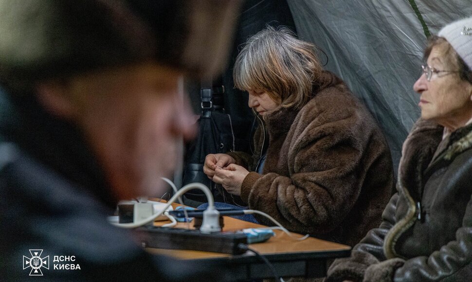 Elektros sutrikimai Ukrainoje