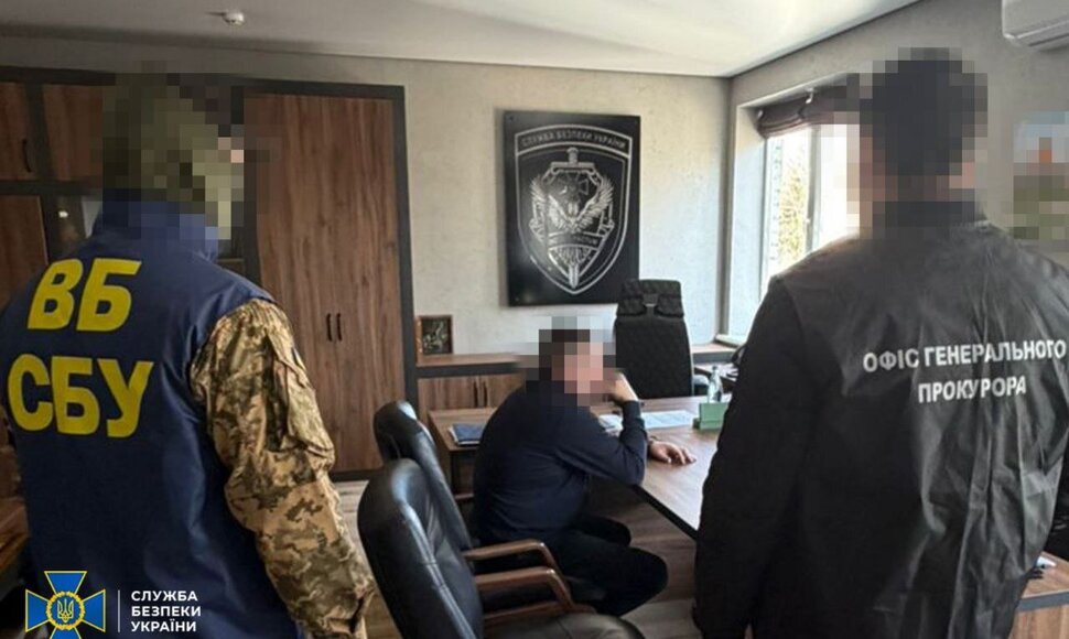 Ukrainos saugumo tarnyba pričiupo du regioninių skyrių vadovus