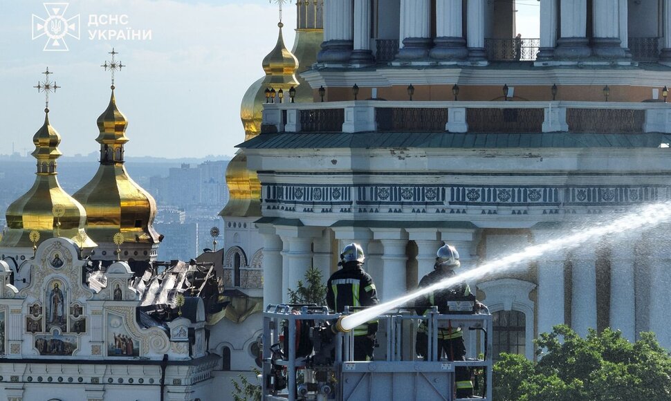 Rusija smogė istorinei Pečorų laurai Kyjive