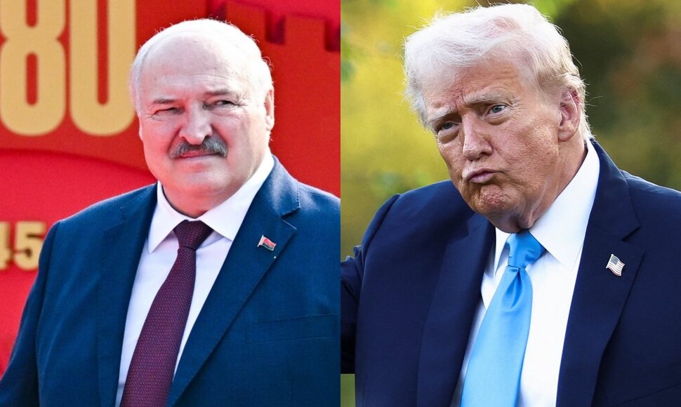 Aliaksandras Luka&scaron;enka ir Donaldas Trumpas