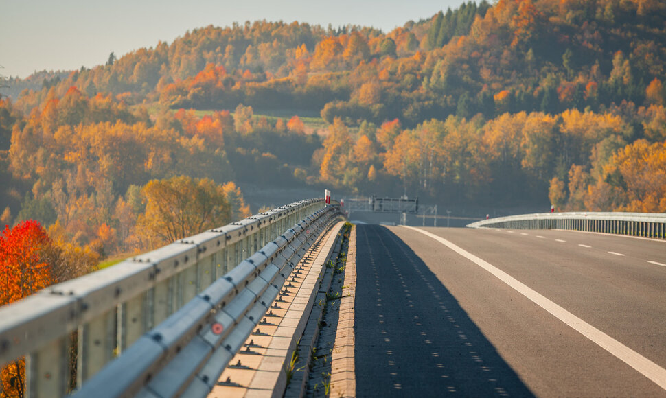 Greitkelis per Beskidų kalnus Lenkijoje