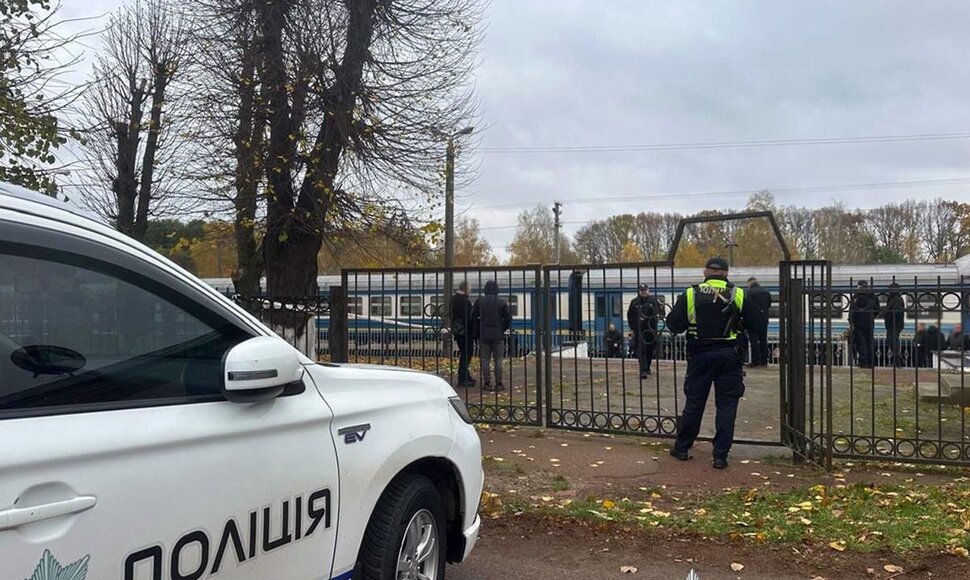 Ukrainoje vyras susprogdino granatą traukinyje