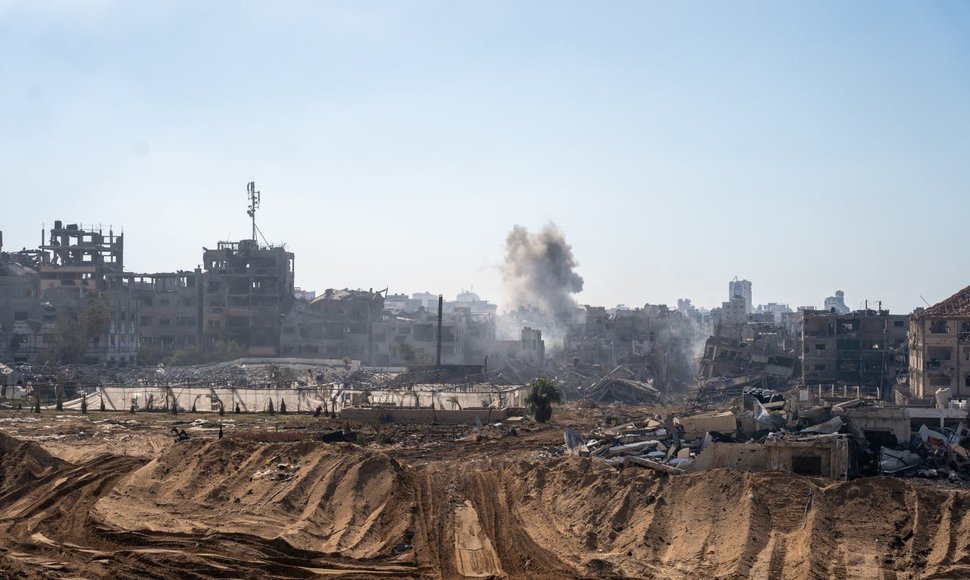 Israeli soldiers in the Gaza Strip