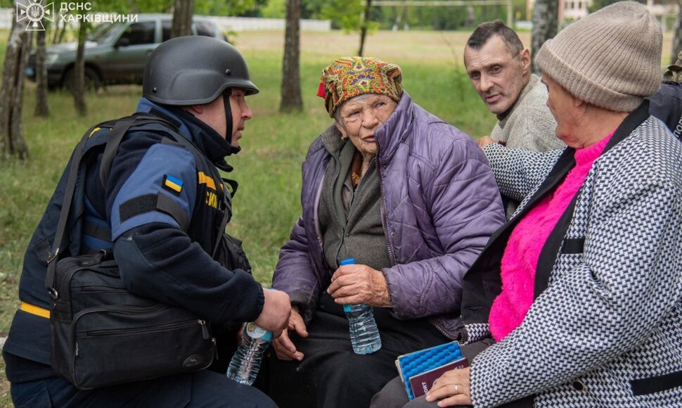 Charkivo srityje evakuojami žmonės