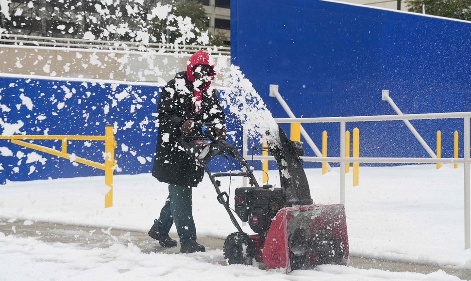 The winter storm disrupted thousands of flights in the US