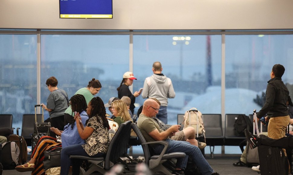 The winter storm disrupted thousands of flights in the US