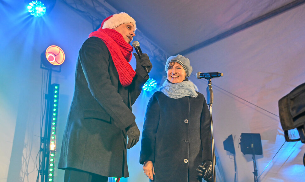 Panevėžio Kalėdų eglės įžiebimas 2025