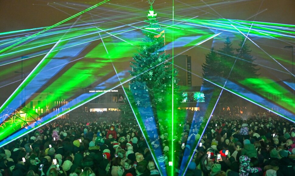 Panevėžio Kalėdų eglės įžiebimas 2025
