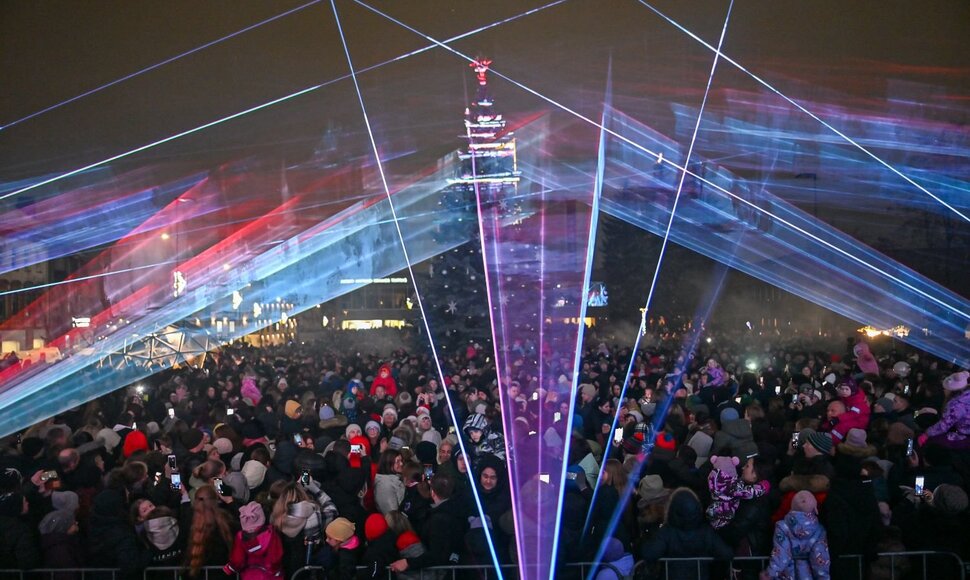 Panevėžio Kalėdų eglės įžiebimas 2025