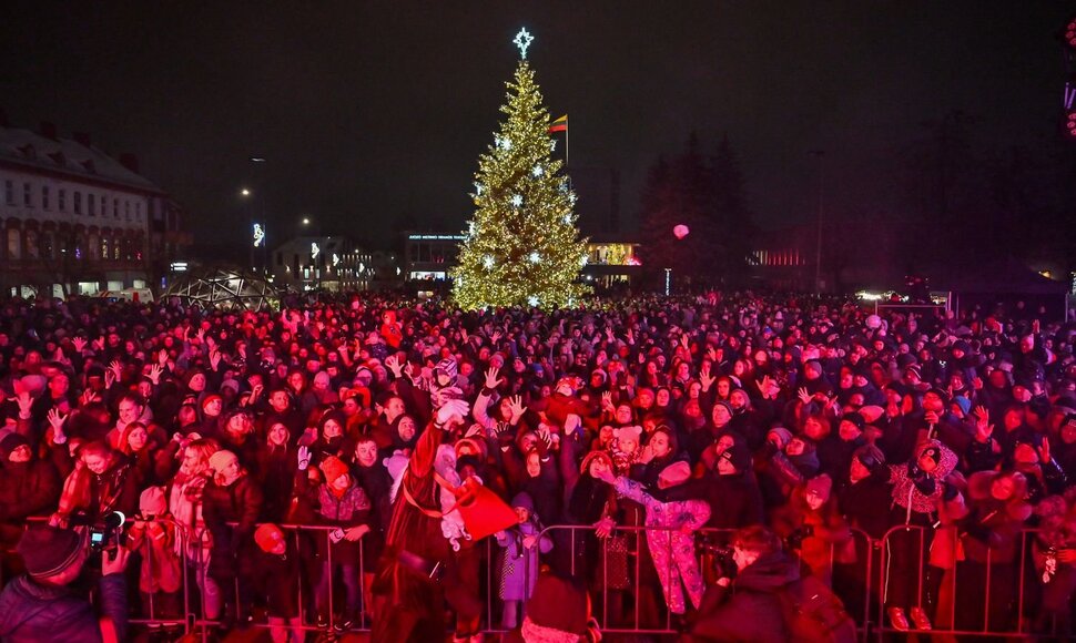 Panevėžio Kalėdų eglės įžiebimas 2025