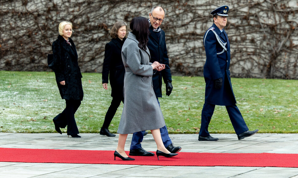 Ingos Ruginienės sustikimas su Vokietijos Federaliniu kancleriu Friedrichu Merzu
