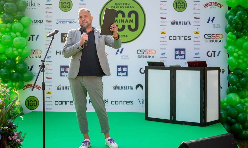 &bdquo;Minam100&ldquo; važiavimo akimirka