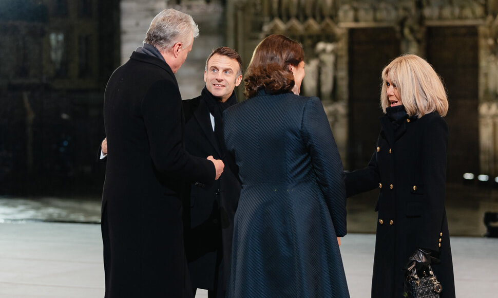 Atstatytos Paryžiaus Dievo Motinos katedros atidarymas
