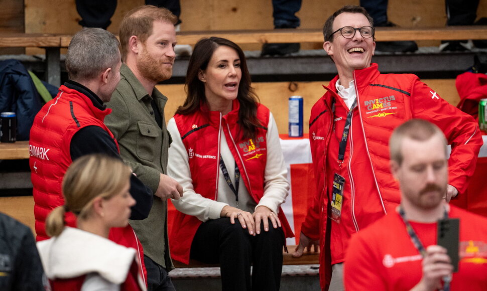 Princas Harry su Lietuvos delegacija