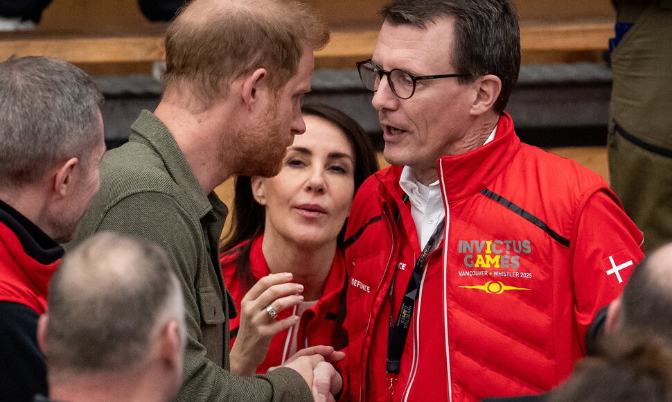 Princas Harry su Lietuvos delegacija