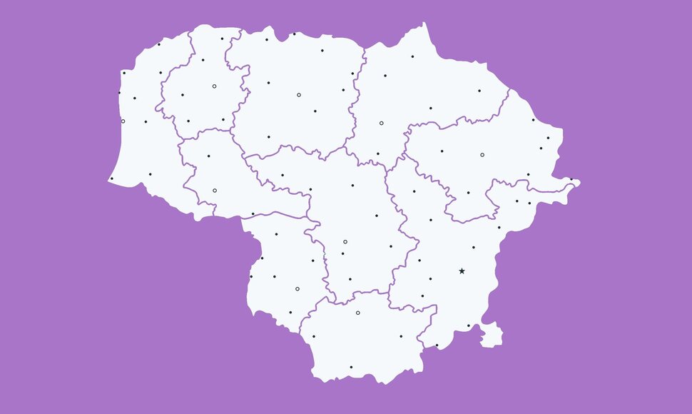 Lietuvos žemėlapis