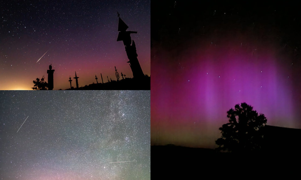 Perseidų meteorų lietus ir pašvaistė