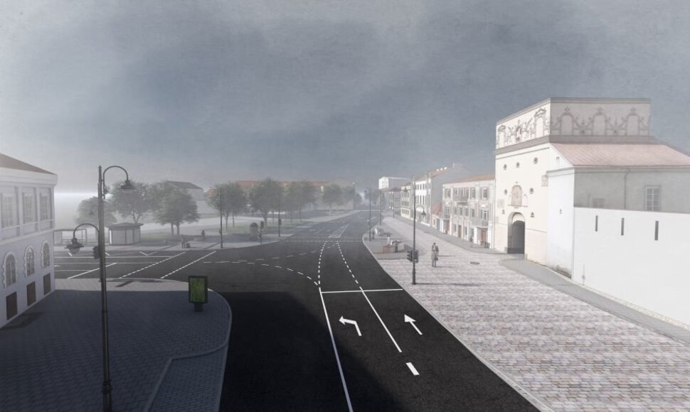Bazilijonų g. vizualizacija