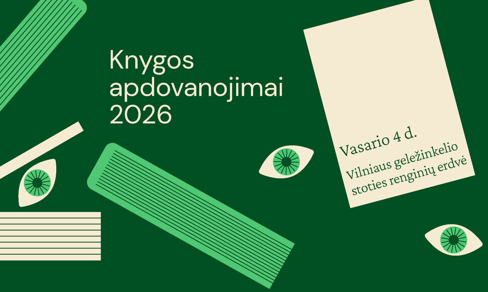 Knygos apdovanojimai 2026
