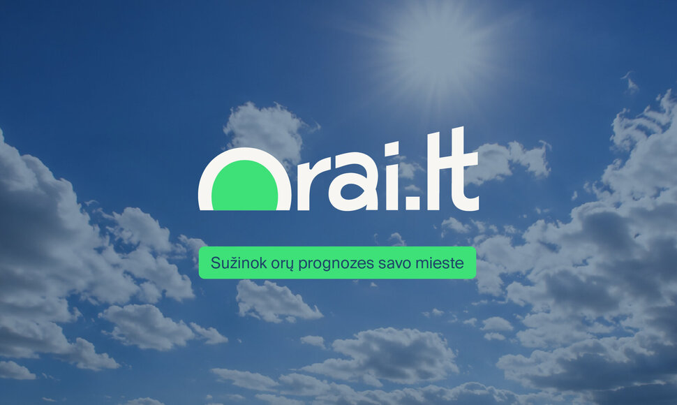 15min pristato atsinaujinusį orai.lt