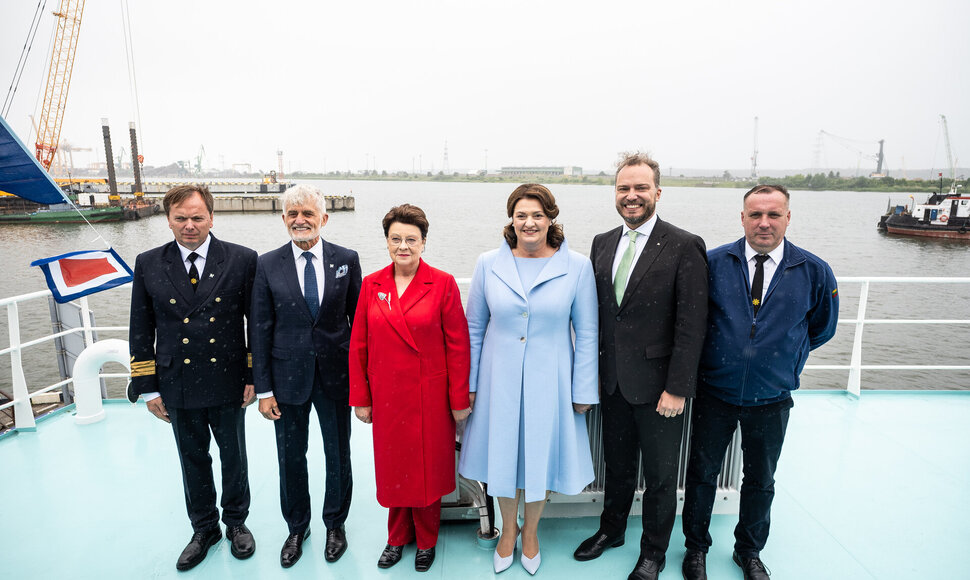 Klaipėdos uoste pakrikštytas tanklaivis „Rasa“