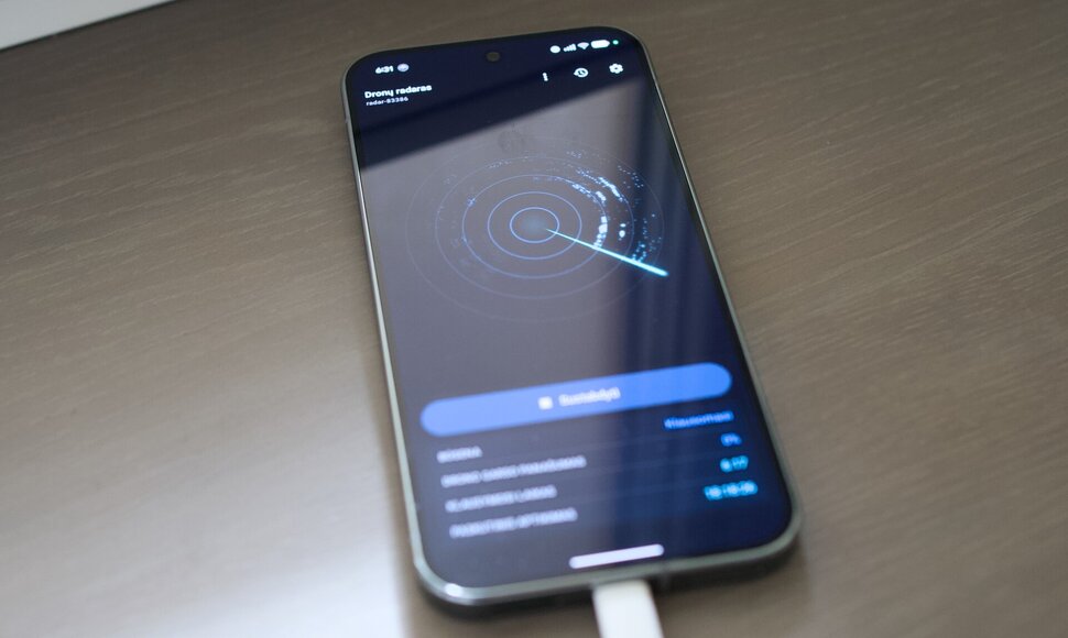Programėlė savanoriams telefone