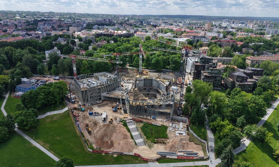 Nacionalinės koncertų salės statybvietė