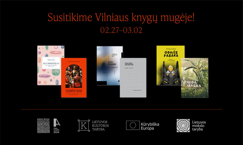 „Aukso žuvys“ naujienos Vilniaus knygų mugėje