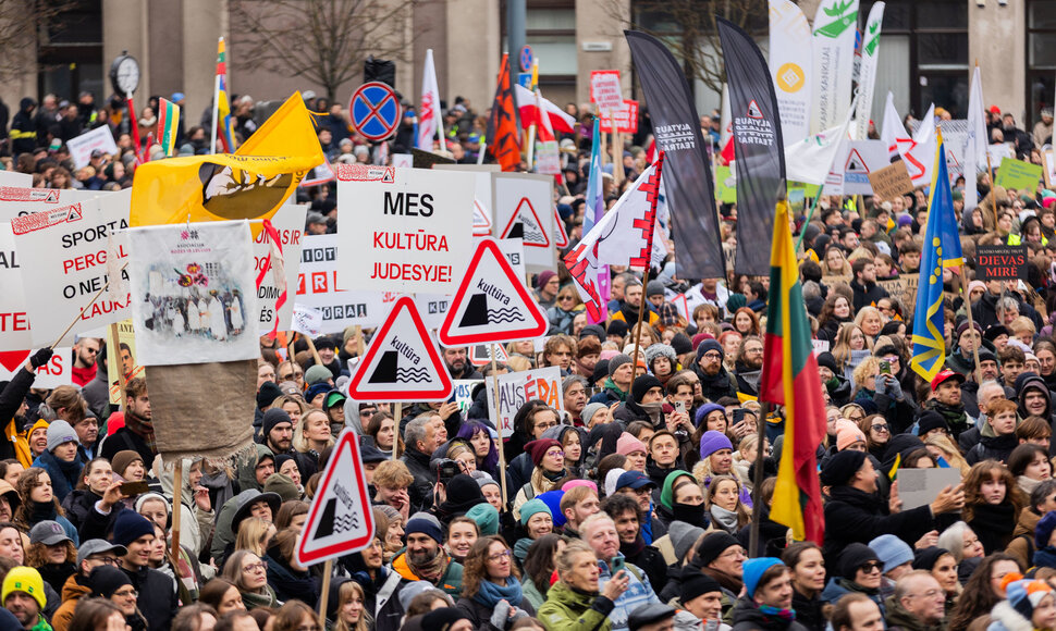Kultūros bendruomenės finalinis mitingas