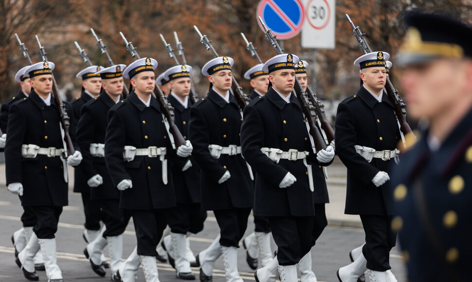 Lietuvos kariuomenės dienos minėjimas Katedros aik&scaron;tėje