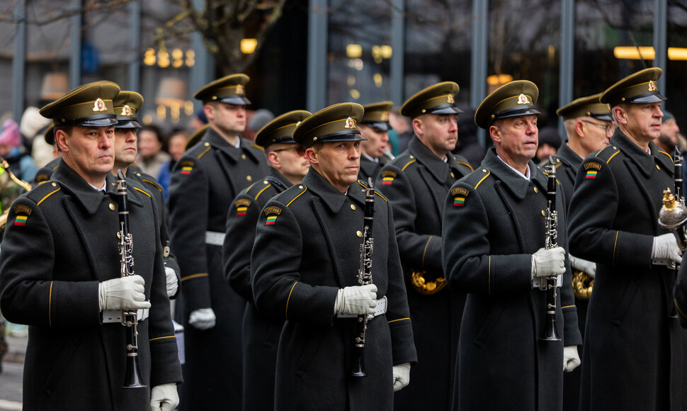 Lietuvos kariuomenės dienos minėjimas Katedros aik&scaron;tėje