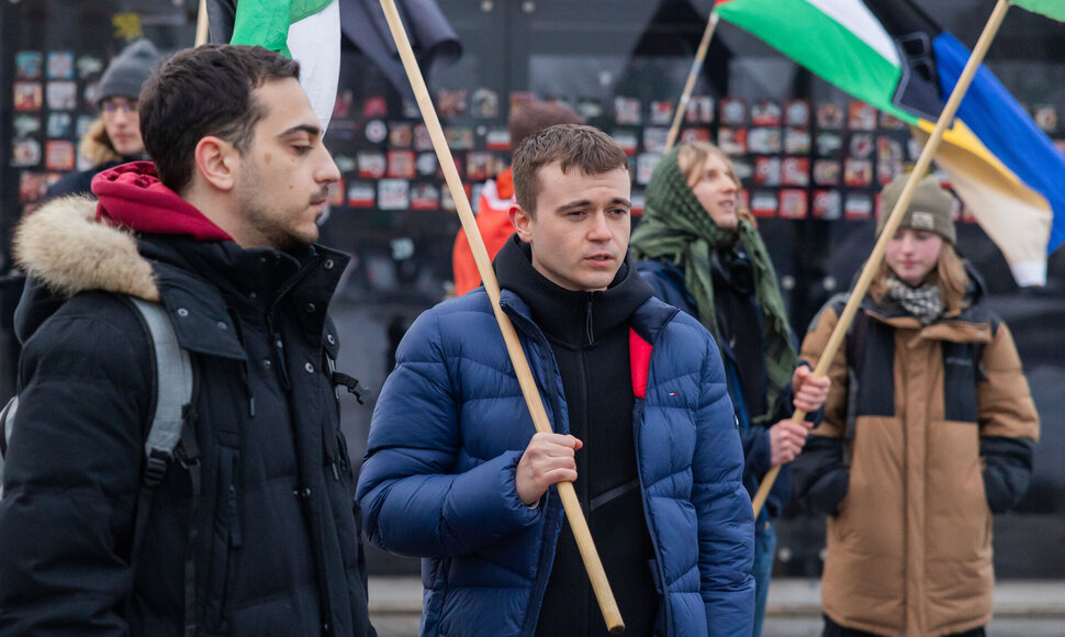 Protestas prie&scaron; Eurovizijos nacionalinės atrankos finalą