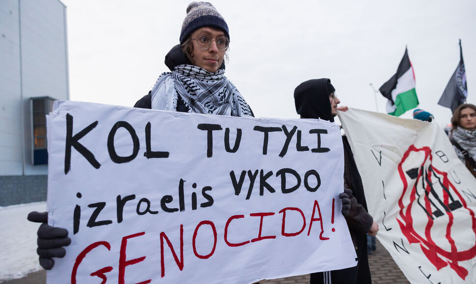 Protestas prie&scaron; Eurovizijos nacionalinės atrankos finalą