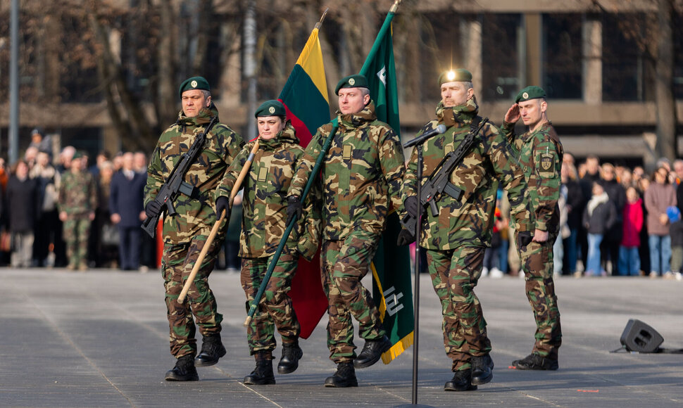Šaulių priesaikos ir jaunųjų šaulių pasižadėjimo ceremonija