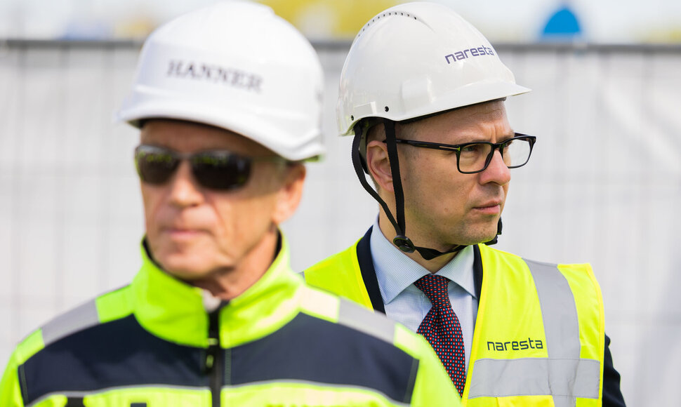 Spaudos konferencija dėl Nacionalinio stadiono statybų