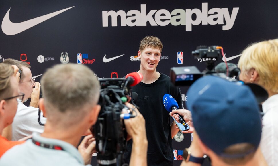 Kasparas Jakučionis jaunųjų krep&scaron;inio talentų stovykloje
