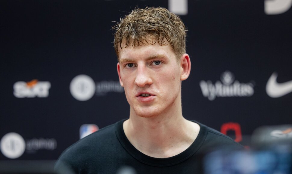Kasparas Jakučionis jaunųjų krep&scaron;inio talentų stovykloje