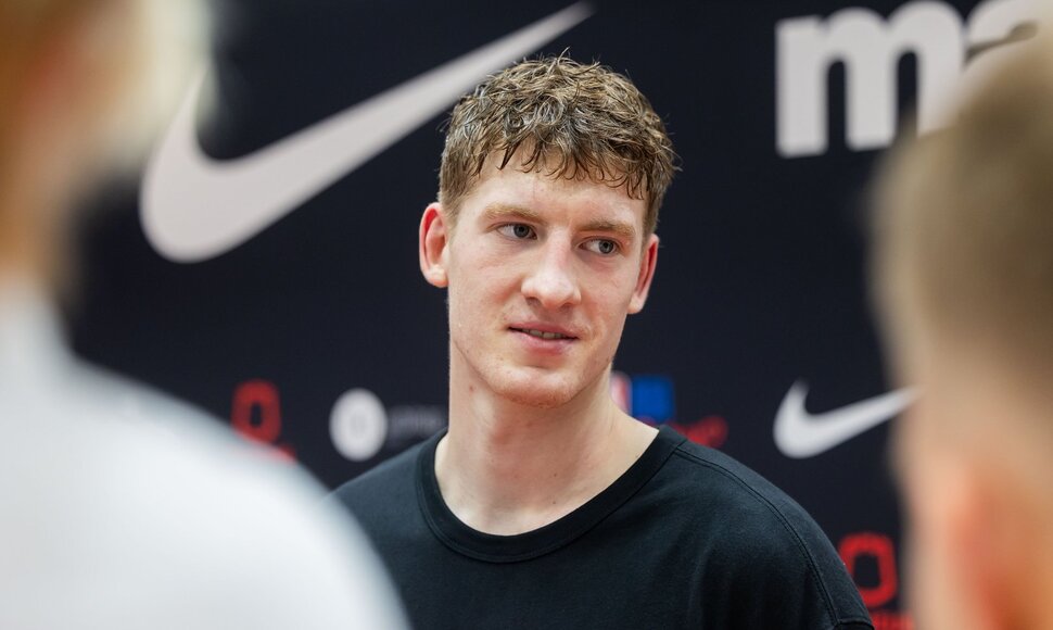 Kasparas Jakučionis jaunųjų krep&scaron;inio talentų stovykloje