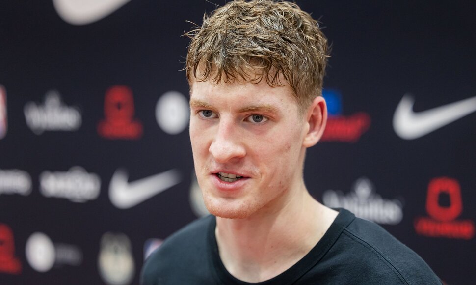 Kasparas Jakučionis jaunųjų krep&scaron;inio talentų stovykloje
