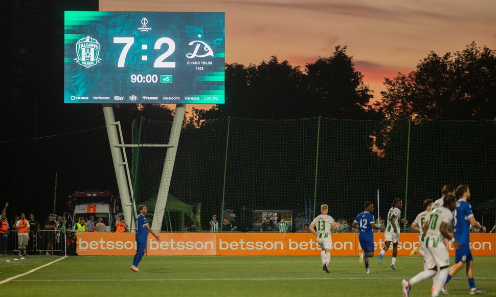 UEFA Konferencijų lygos rungtynės: Vilniaus &bdquo;Žalgiris&ldquo; &ndash; Tbilisio &bdquo;Dinamo&ldquo;