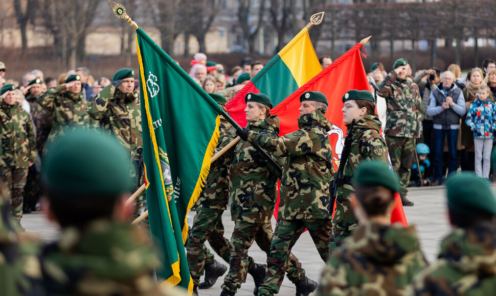 Šaulių priesaikos ir jaunųjų šaulių pasižadėjimo ceremonija