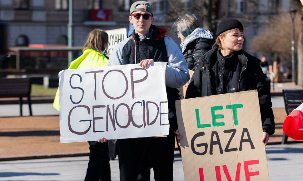 Palestinos palaikymo akcija