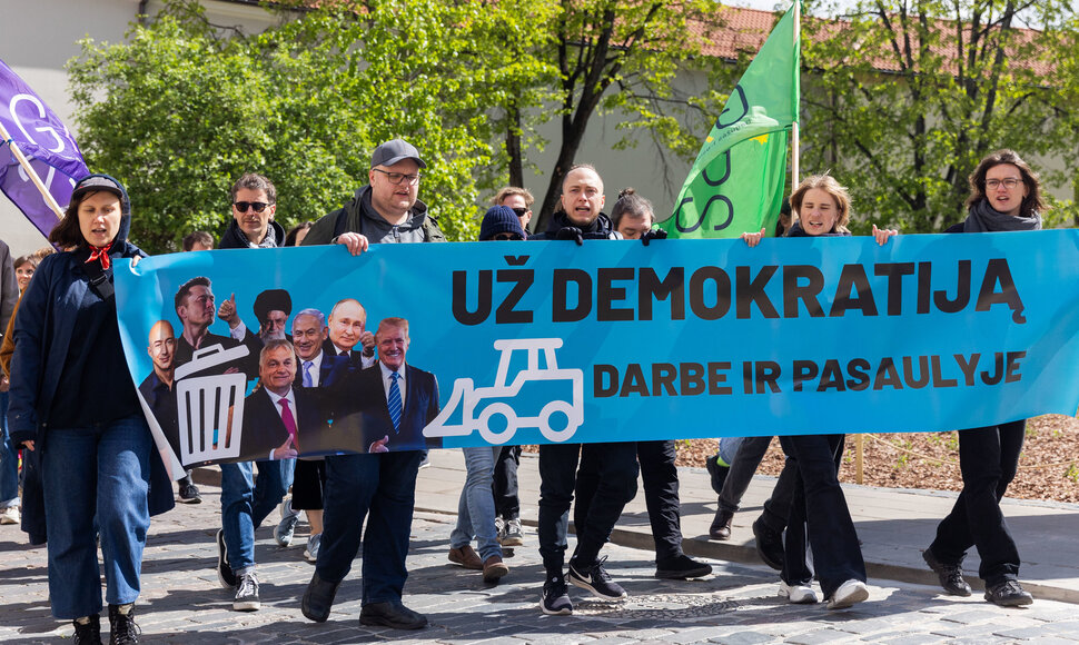 Profesinės sąjungos (G1PS) ir &bdquo;KArtu &ndash; Kairiųjų Aljanso&ldquo; eitynės