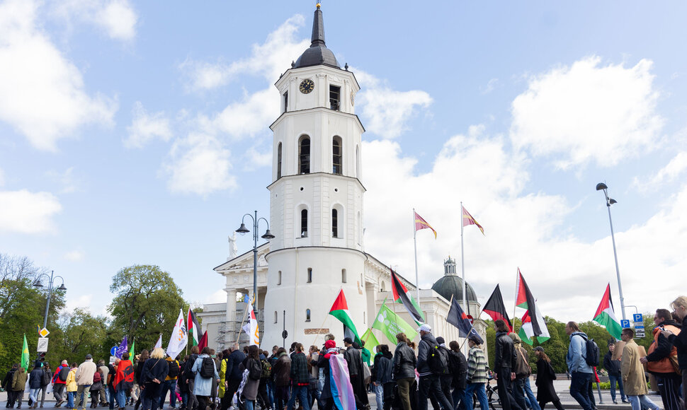 Profesinės sąjungos (G1PS) ir &bdquo;KArtu &ndash; Kairiųjų Aljanso&ldquo; eitynės