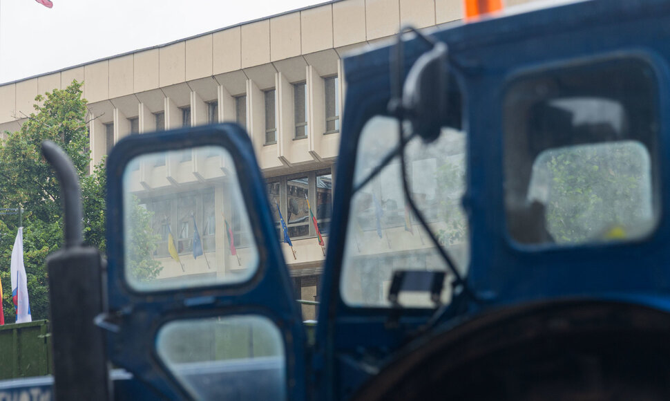 Ūkininkų suvažiavimas besiruošiant protestui