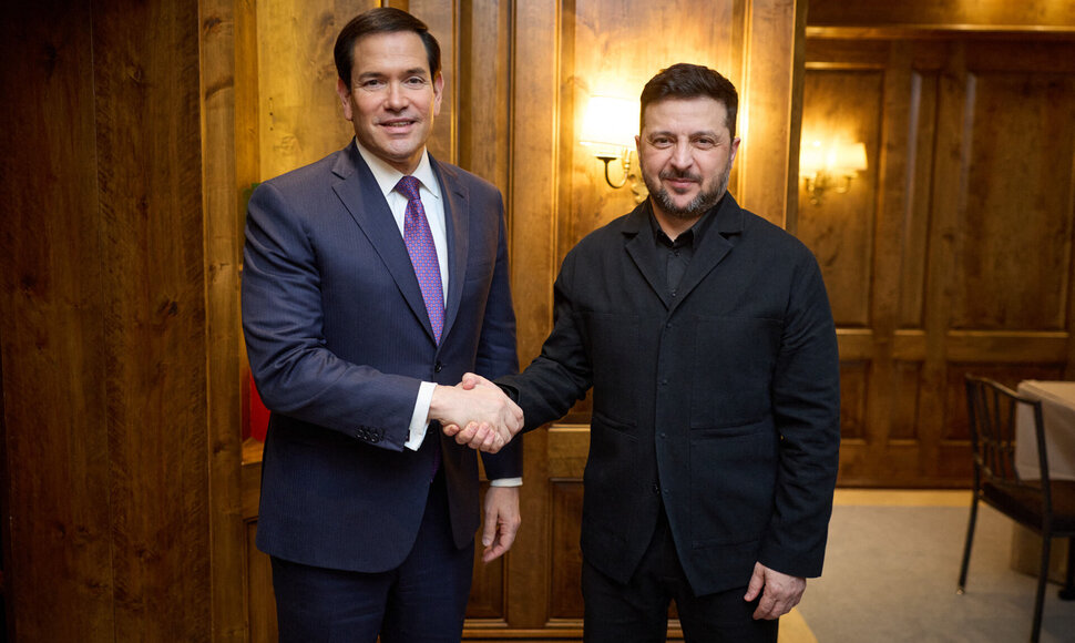 Volodymyras Zelenskis ir Marco Rubio
