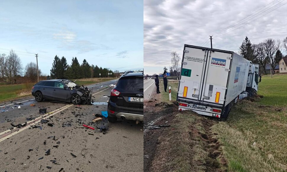 Avarija Panevėžio rajone