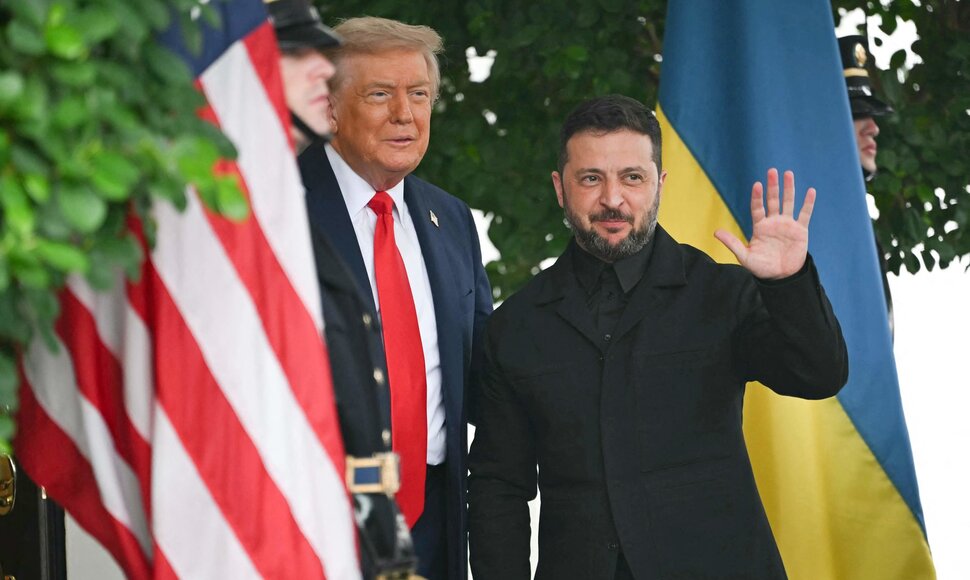Trumpas susitiko su Zelenskiu