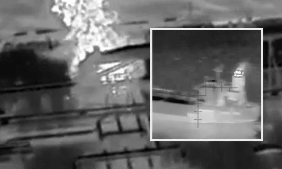 Ukraina smogė Rusijos tanklaiviui Viduržemio jūroje