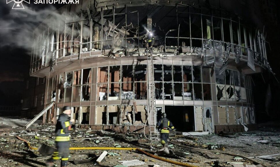 Rusijos ataka prie&scaron; Zaporižią
